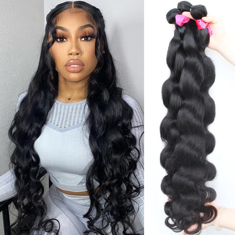 Brazilian Hair Weave Human Hair Bundles Natural